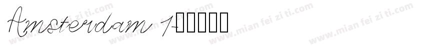 Amsterdam 1字体转换